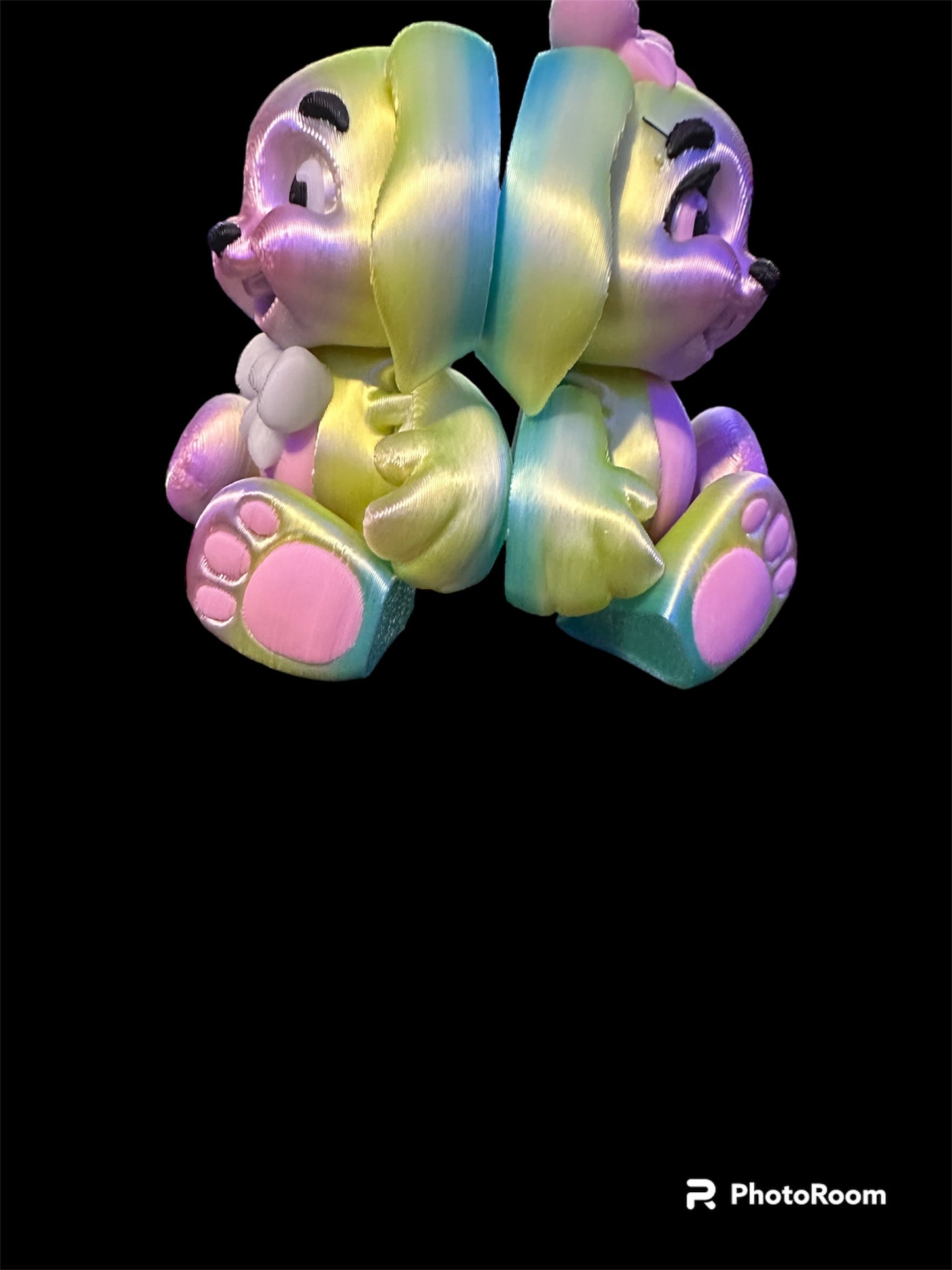 Easter bunny couple