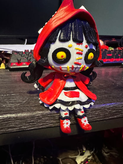 Creepy red riding hood