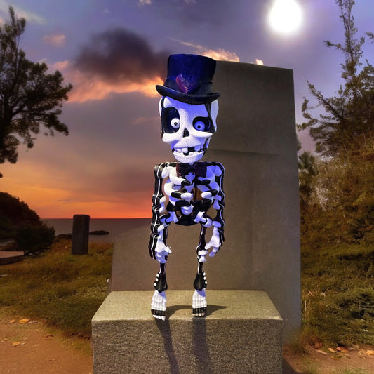 Dapper Dan the skeleton man