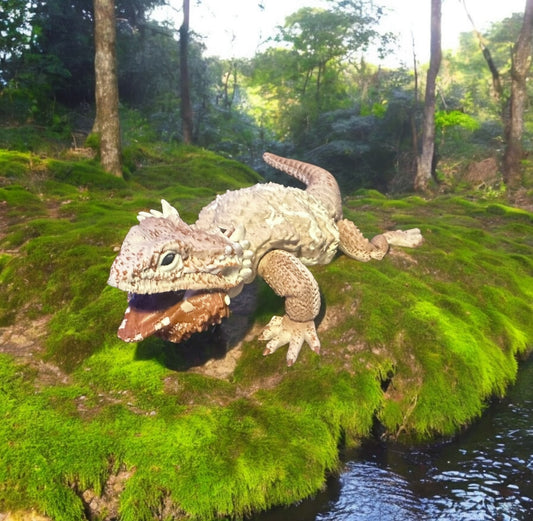 Realistic bearded dragon