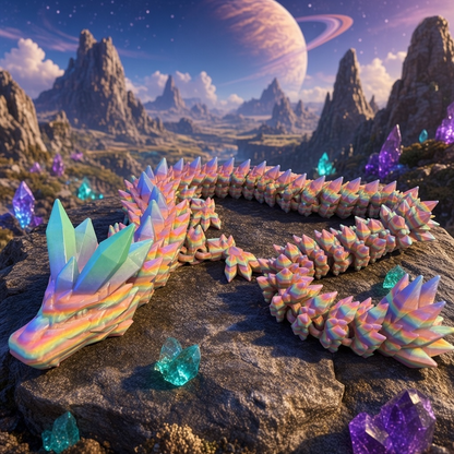 Titan the Crystal Dragon – 5 Feet of Epic Rainbow fun