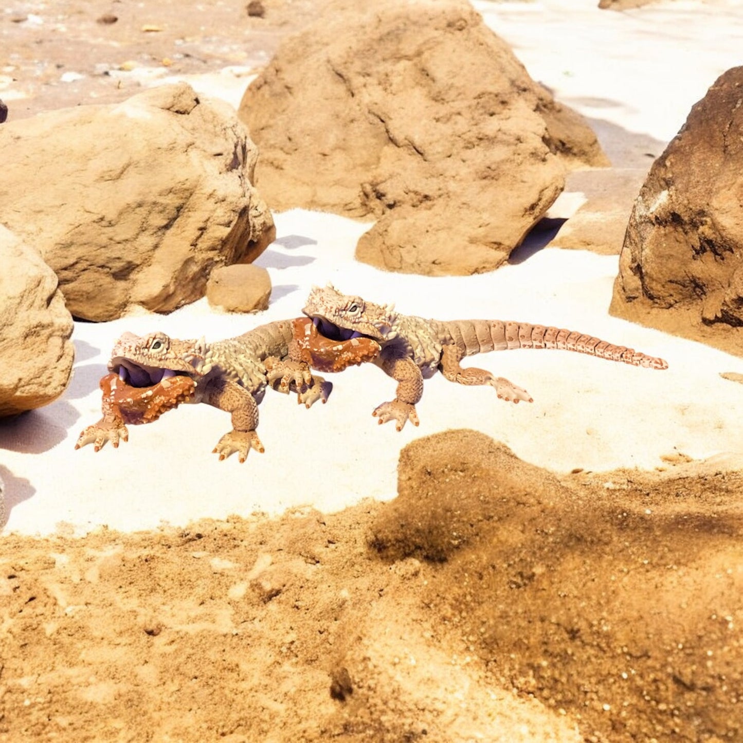 Realistic bearded dragon