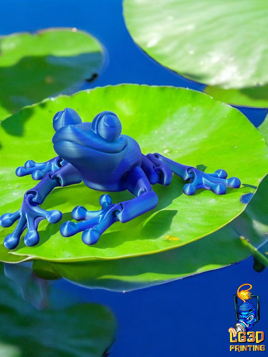 Big blue frog